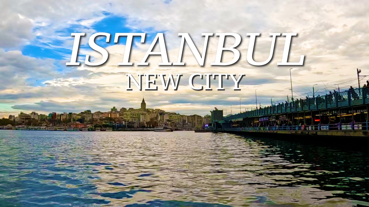 Istanbul New City Walking Tour | Galata Bridge → Galata Tower (Rain Walk)