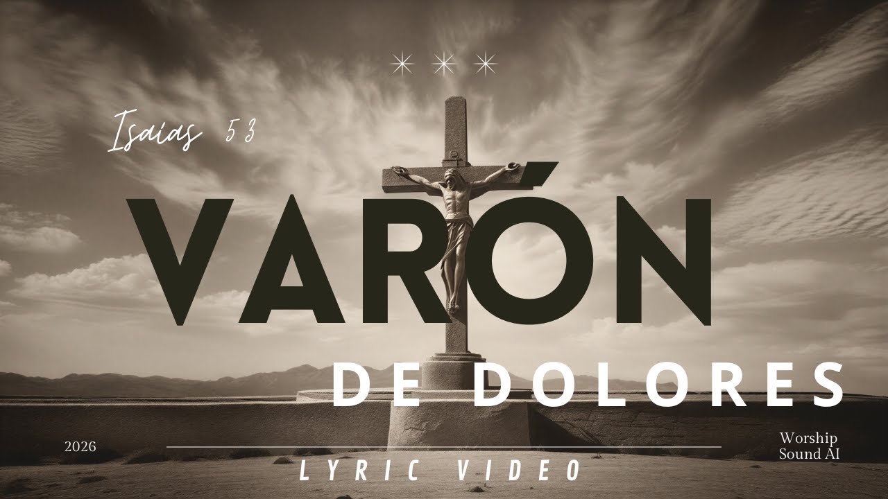VARÓN DE DOLORES | Isaías 53 | Worship Sound AI (Official Lyric Video)