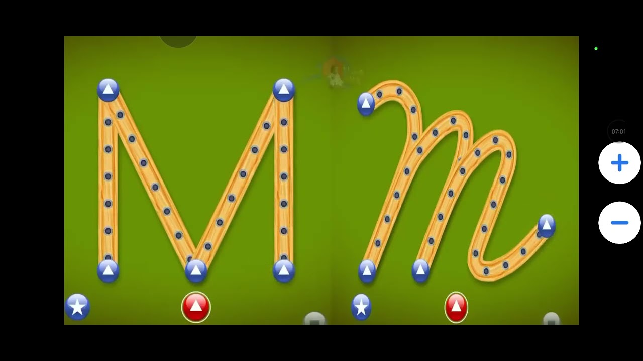 Letterschool ZB style Block letters VS Cursive letters 3x speed