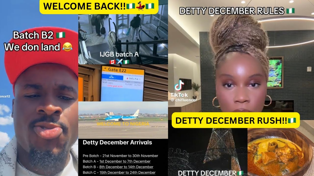 The REAL REASON  Everyone Is Flying to Nigeria This Detty December”!!😳✈️🔥”(Batch A, B,C🇳🇬)