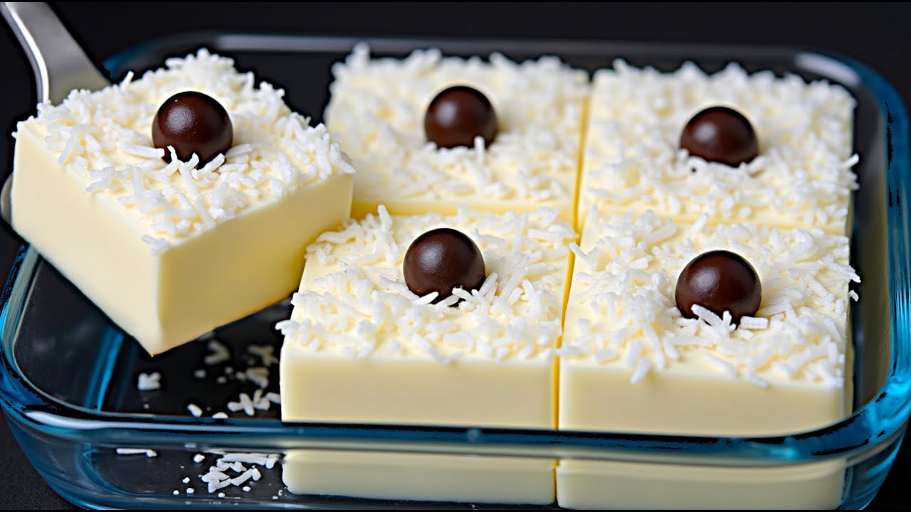 Nur Milch und Kondensmilch! Das leckerste Dessert in 5 Minuten, ohne Backofen, Mehl und Gelatine!