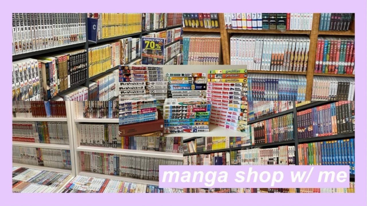 manga shop with me - the book off saga