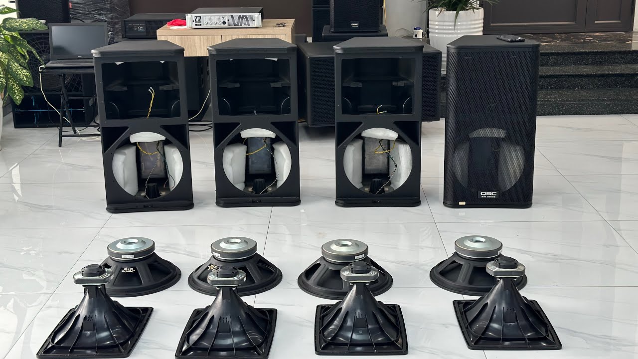 QSC KW152 khủng nhất phân khúc. Tháo tung nội thất để ae khám phá 0989160695