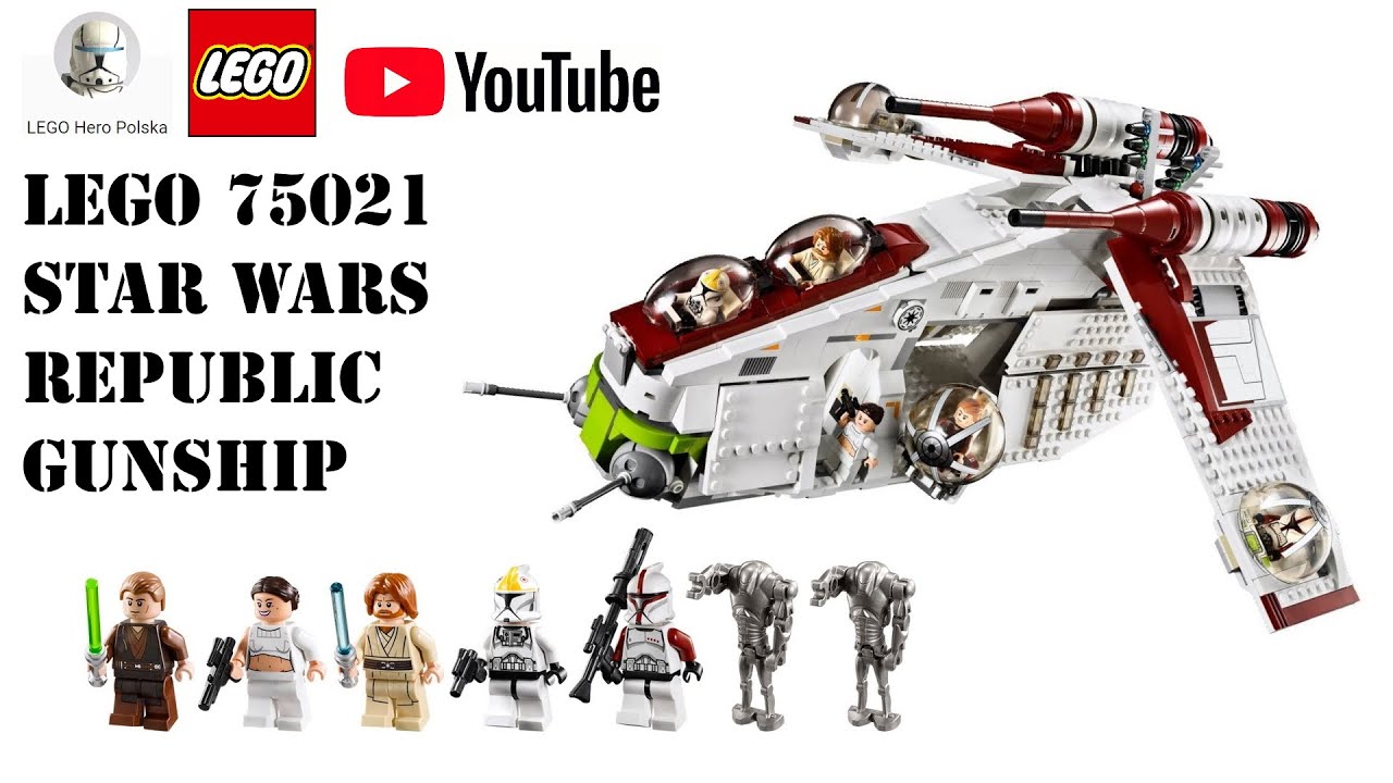 LEGO 75021 STAR WARS REPUBLIC GUNSHIP - RECENZJA - LHP
