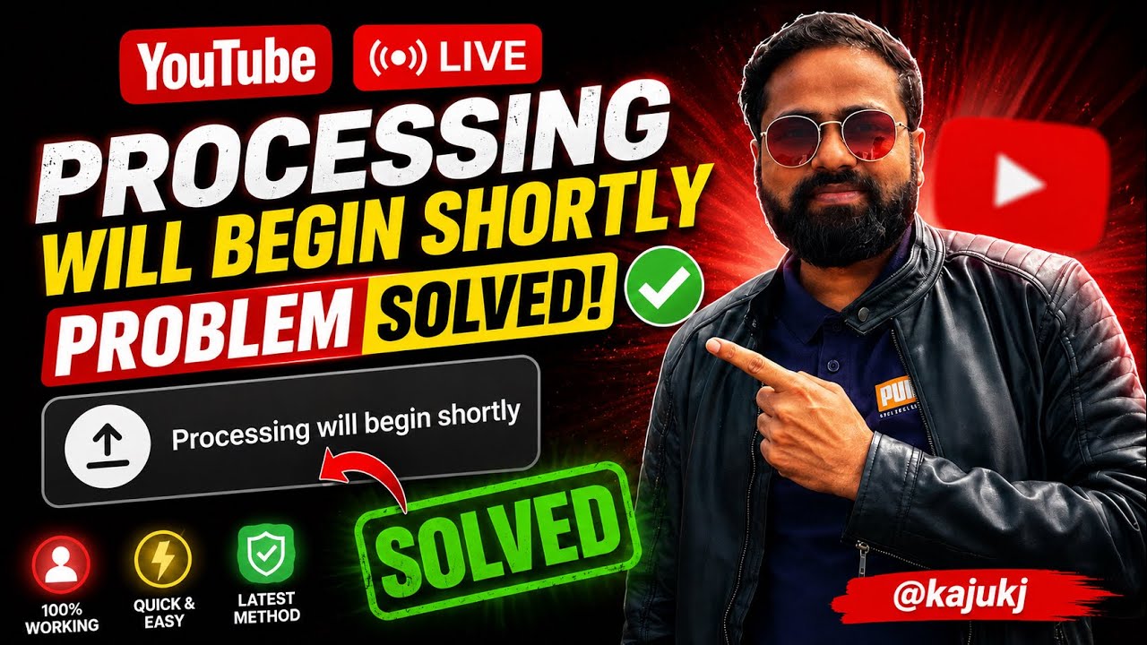 YouTube Live Processing Will Begin Shortly Problem SOLVED! 🔥 2026 Fix | 100% Working Trick |