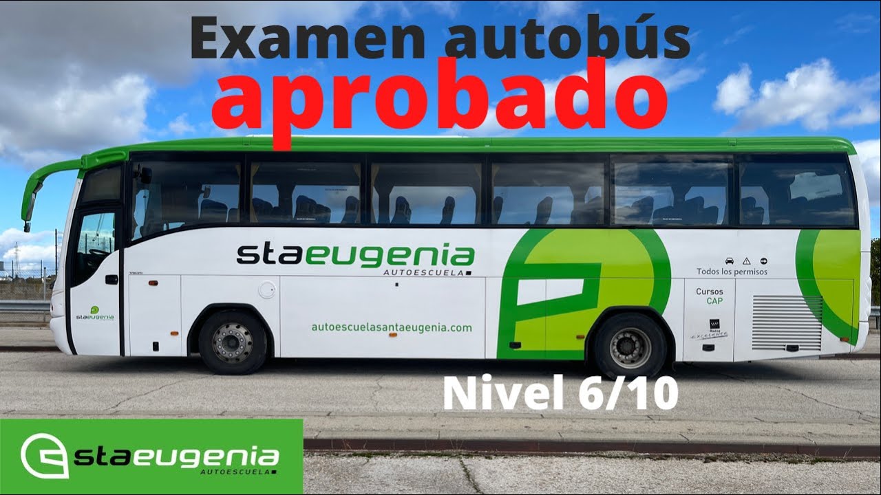 EXAMEN PRÁCTICO AUTOBÚS🚌💪🏻😃DGT MÓSTOLES
