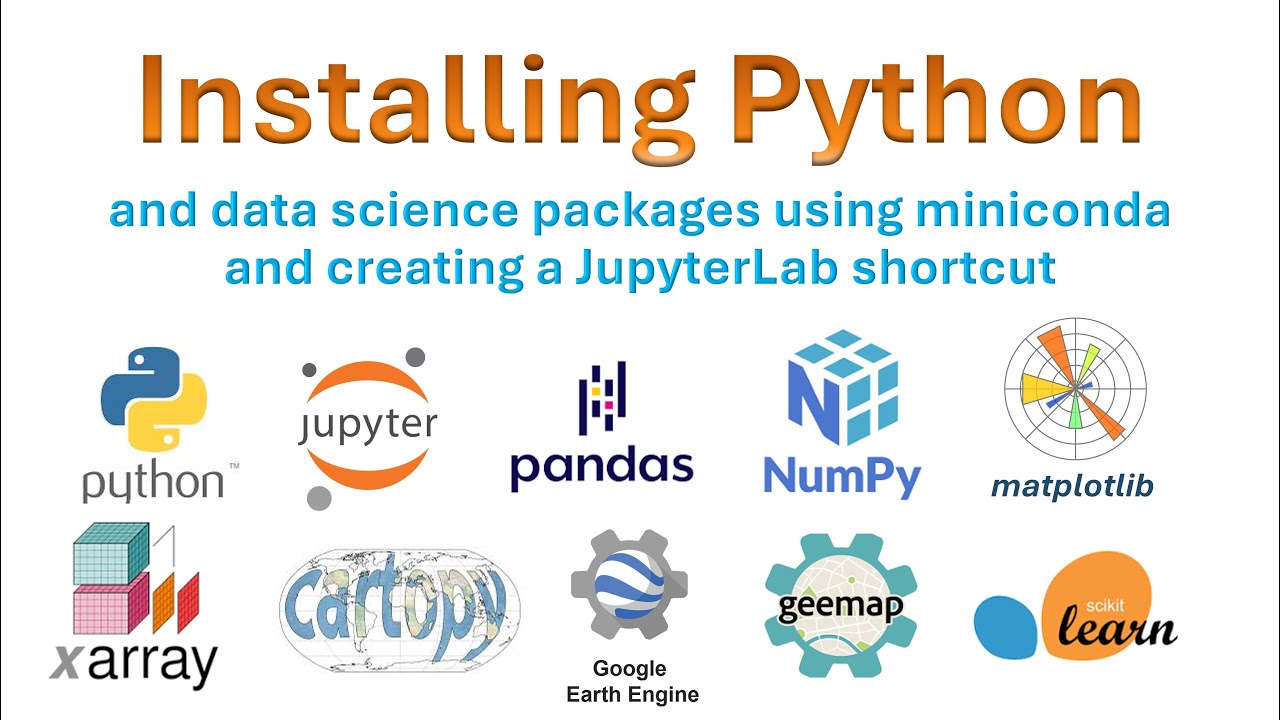 Installing Python with miniconda and creating a JupyterLab short