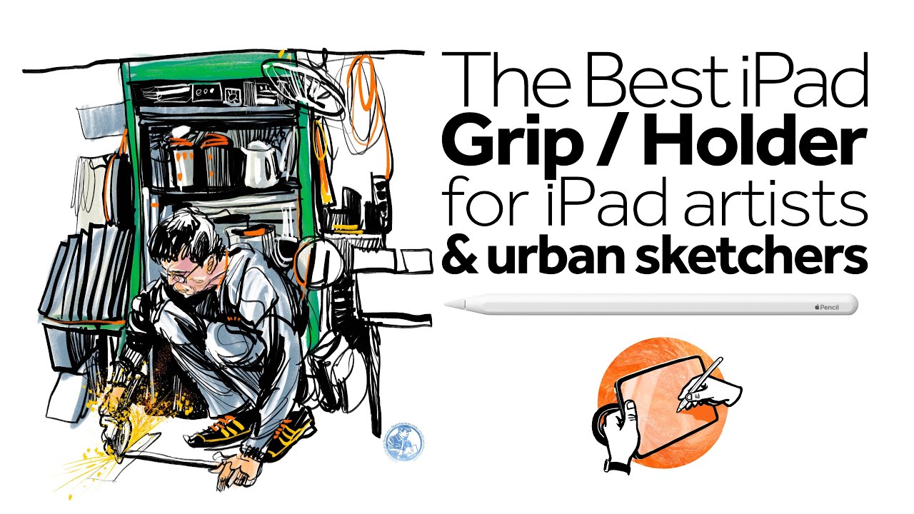 The Best iPad Grip / Holder for iPad Artists