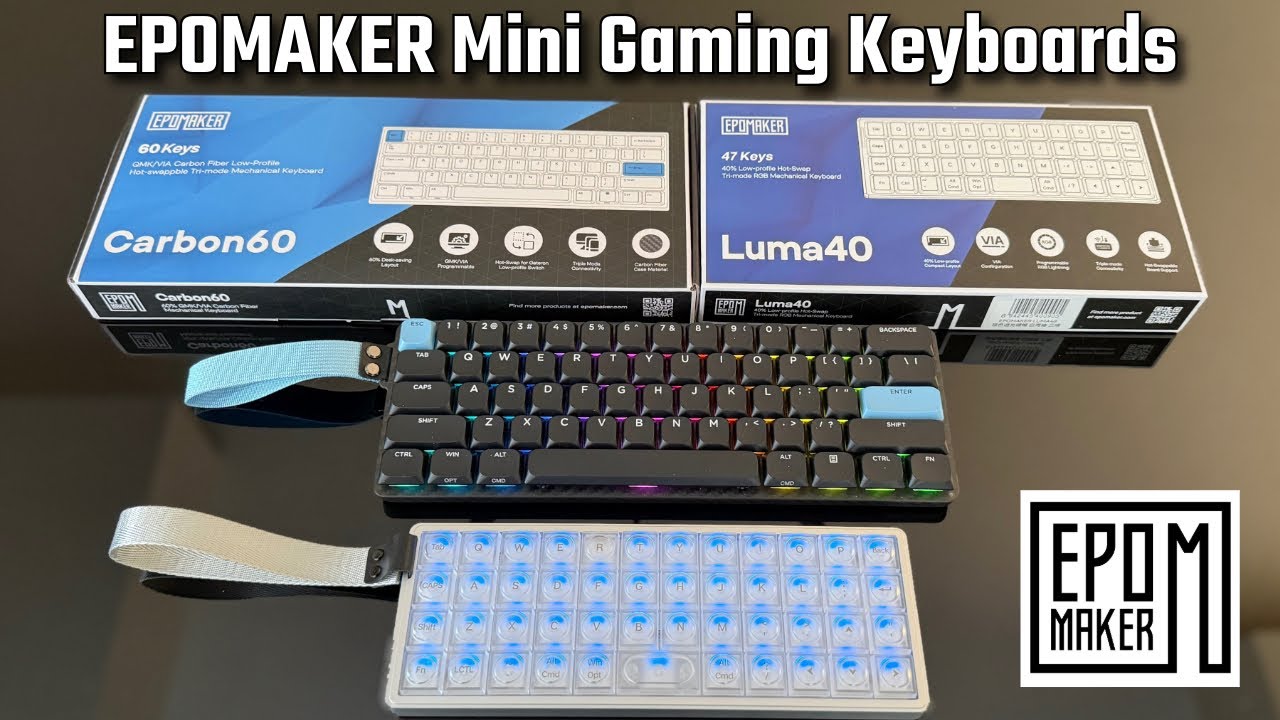 EPOMAKER Carbon60 vs Luma40 Review