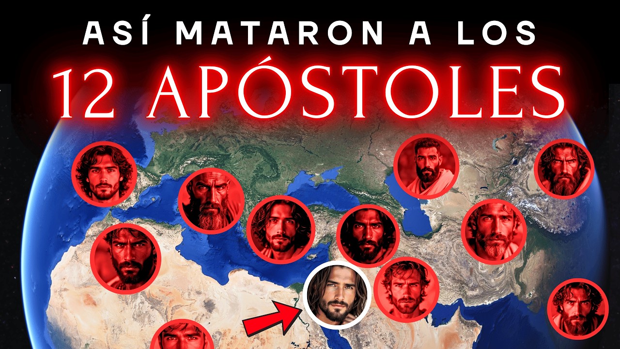 El Terrible FINAL de los 12 APOSTOLES de Jesús en un Mapa