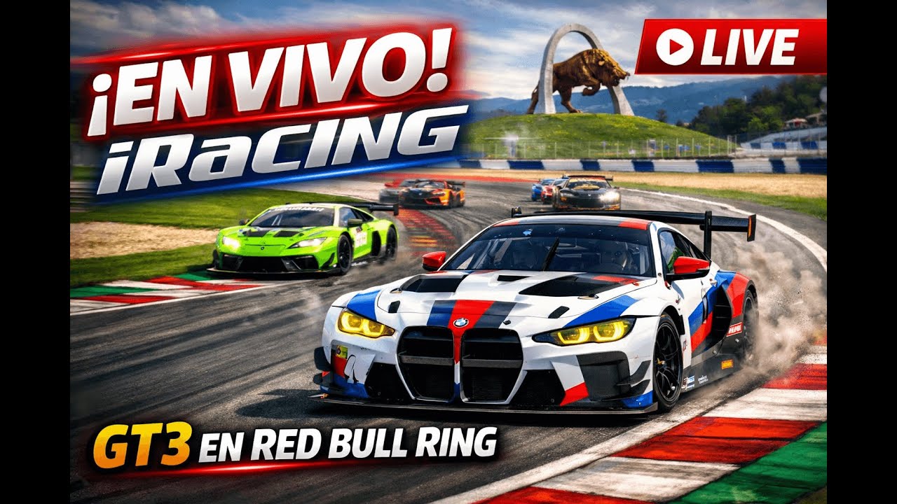 iRacing Live / Carreras Ranked / GT3 y mas / Tempranito a pista