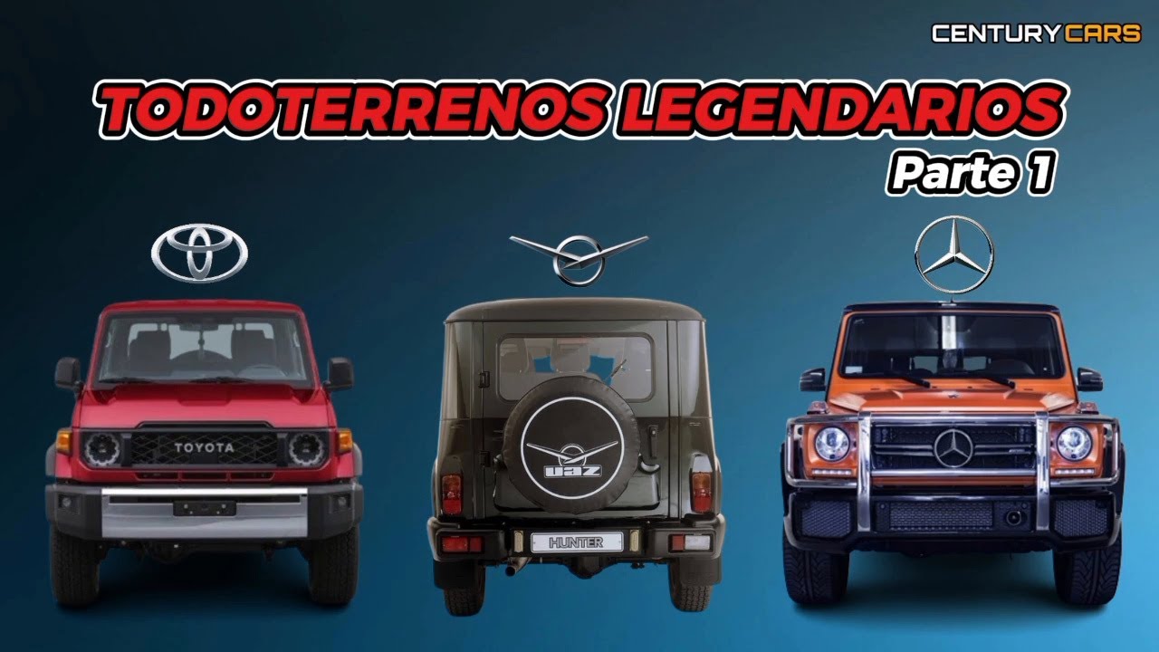 Vehículos todoterreno legendarios e históricos. PARTE 1