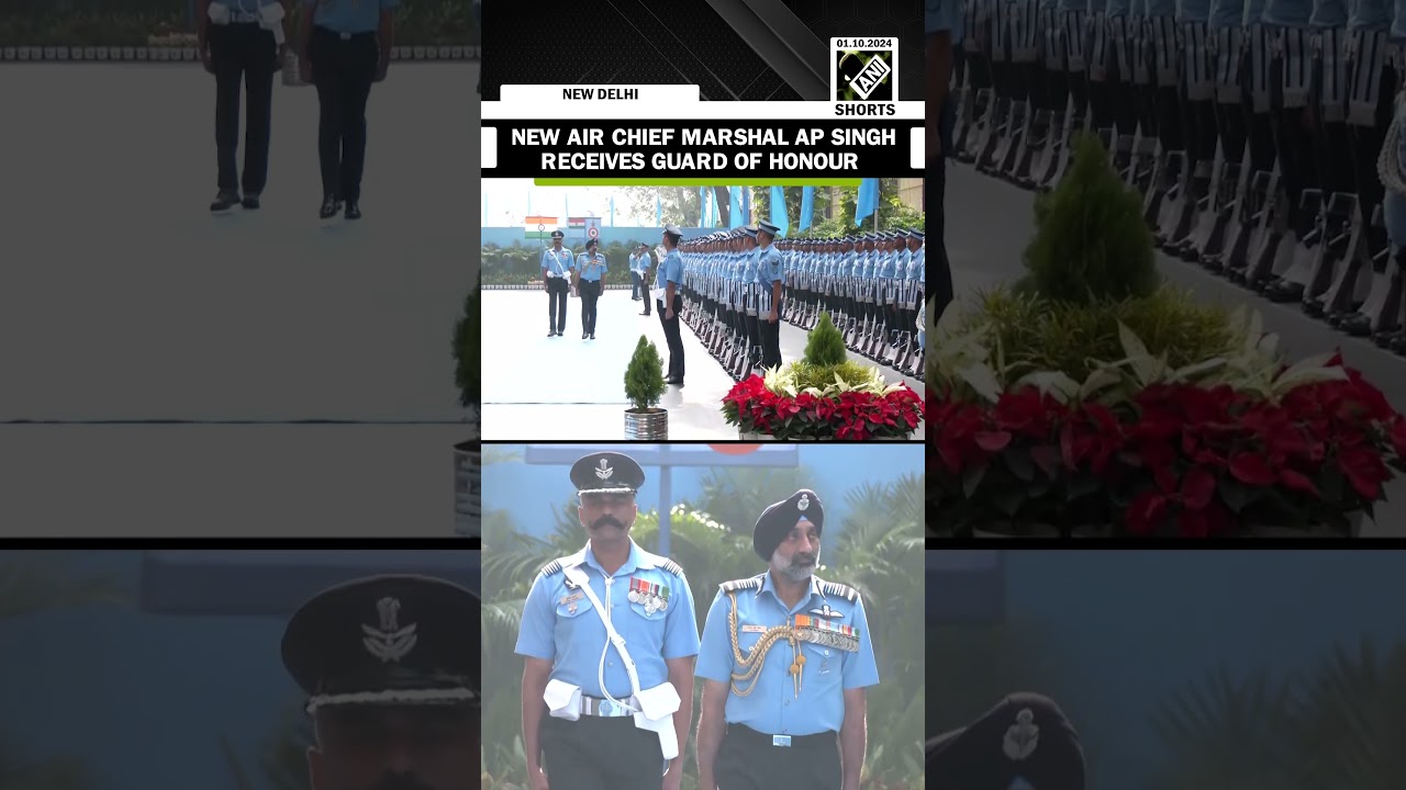 IAF&rsquo;S New Air Chief Marshal AP Singh receives Guard of Honour in Delhi