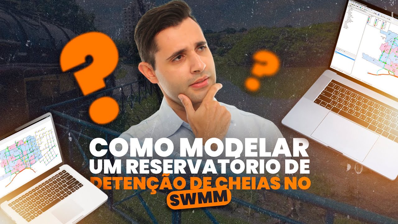 Como modelar um reservatório de detenção de cheias no SWMM