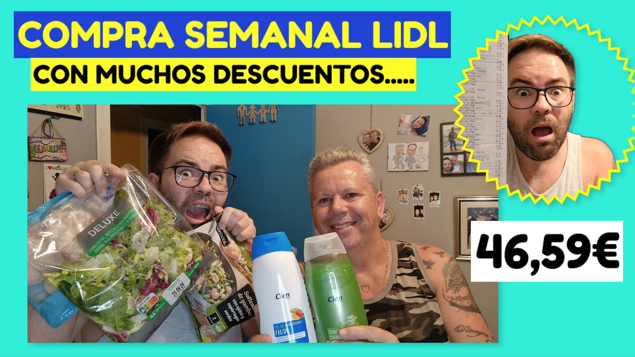 Compra SEMANAL LIDL 💰🤑 // Con MUCHOS DESCUENTOS 🫢 // COMPRA PARA DOS 🛒 🤩 // Con PRECIOS....🔢