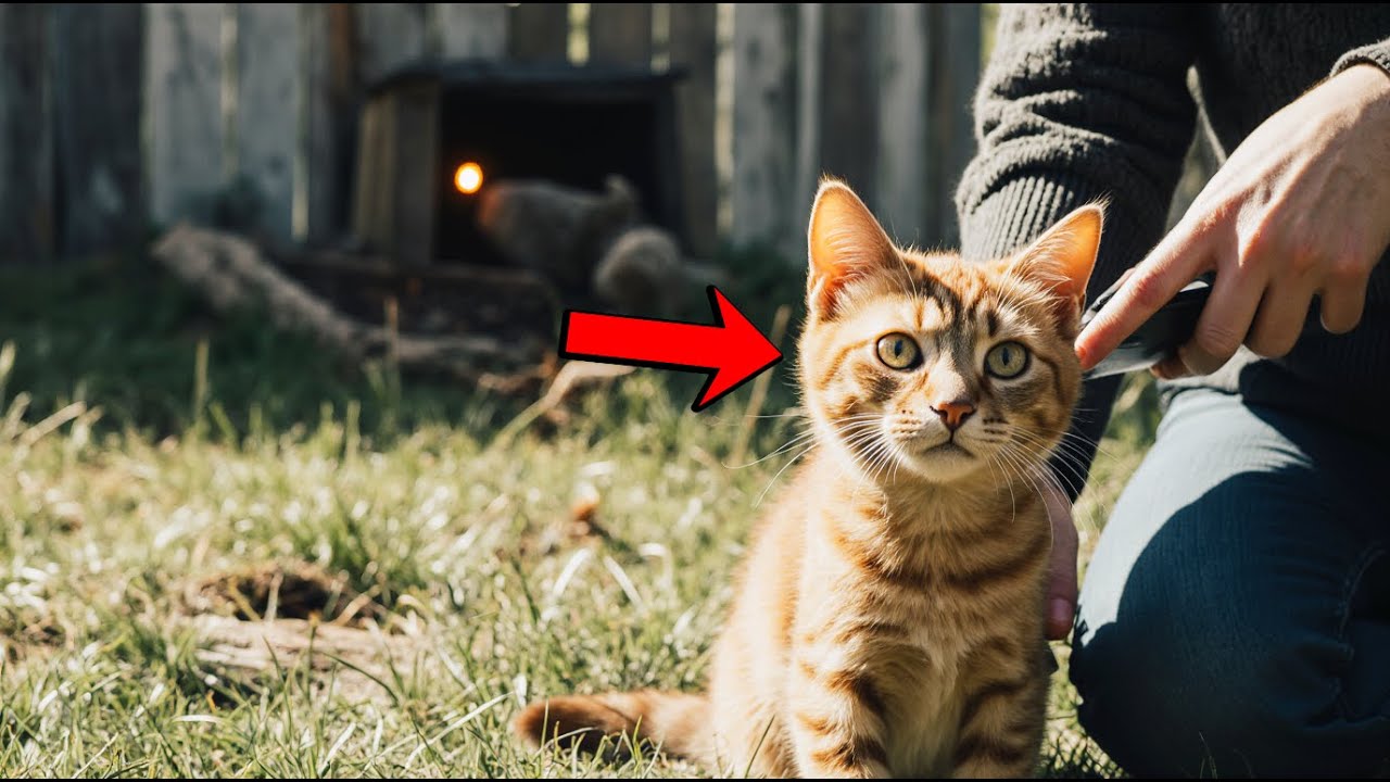 She Thought It Was Just a Stray Kitten… Until It Led Her to Something Terrifying Behind the House