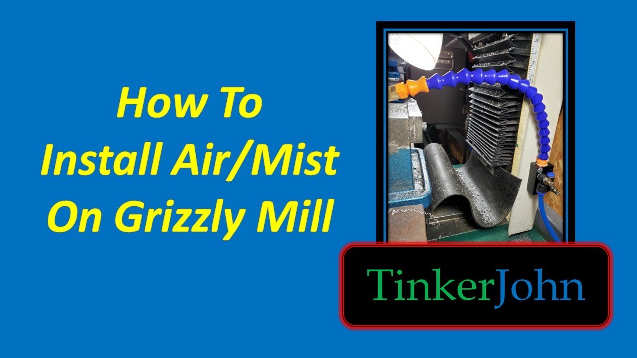 Install Air / Mist Coolant to G0704 (Also for mills and lathes)