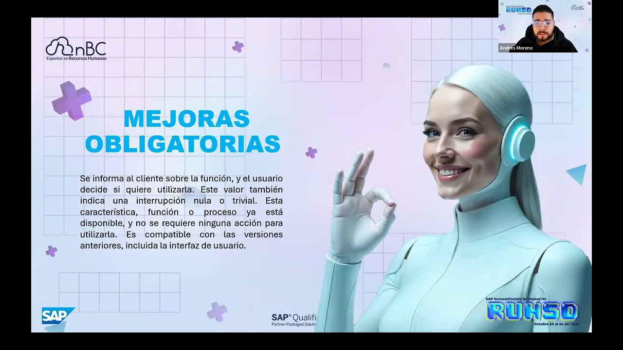 Actualización de SAP SuccessFactors H2 2025 para el módulo de Central de empleado