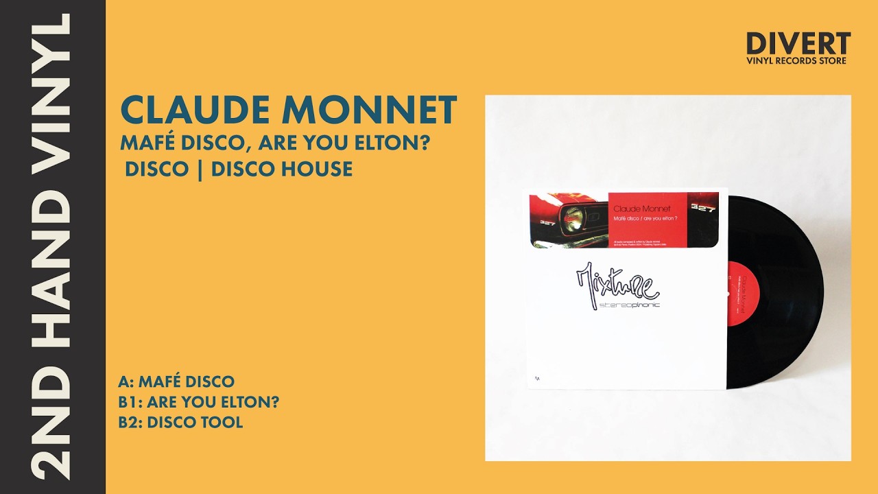 Claude Monnet - Mafé Disco | Disco, Disco House Vinyl 2004
