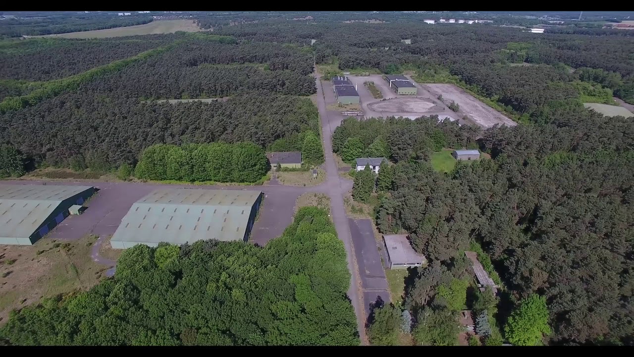 Lost Places, &uuml;berflug einer verlassene Kaserne am Niederrhein