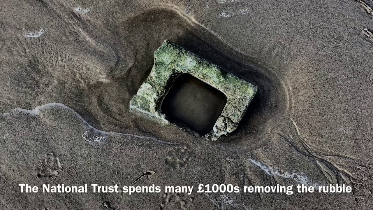 Trouble with the Rubble at National Trust Formby