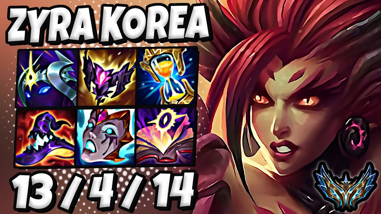 Zyra vs Nidalee [ Jungle ] Korea Challenger 1369 LP | Patch 25.20 ✅