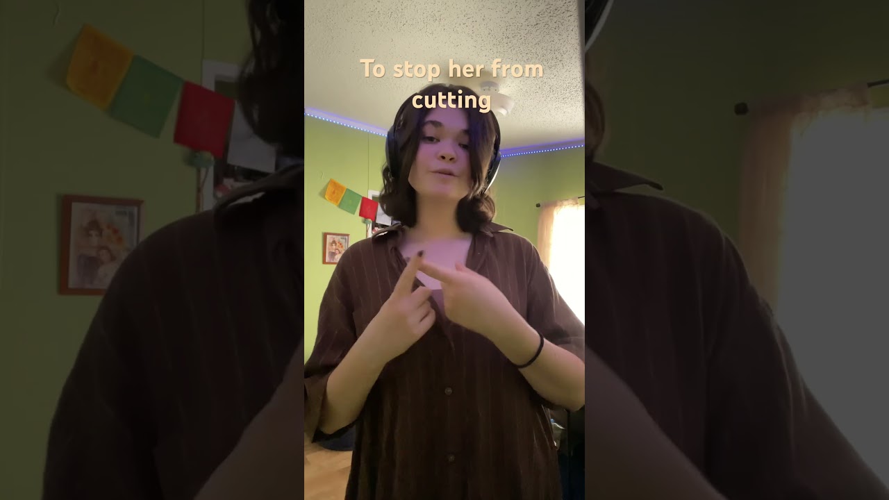 Blue Hair- TV Girl (ASL Cover) #asl #cover #music #indie #tvgirl