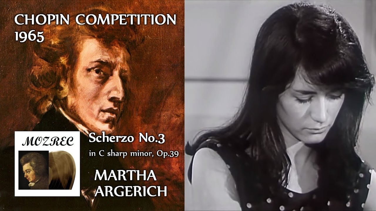 アルゲリッチ Argerich/ショパンコンクール Chopin Competition 1965/スケルツォ 第3番 嬰ハ短調 Scherzo No. 3 Op. 39/レコード/高音質