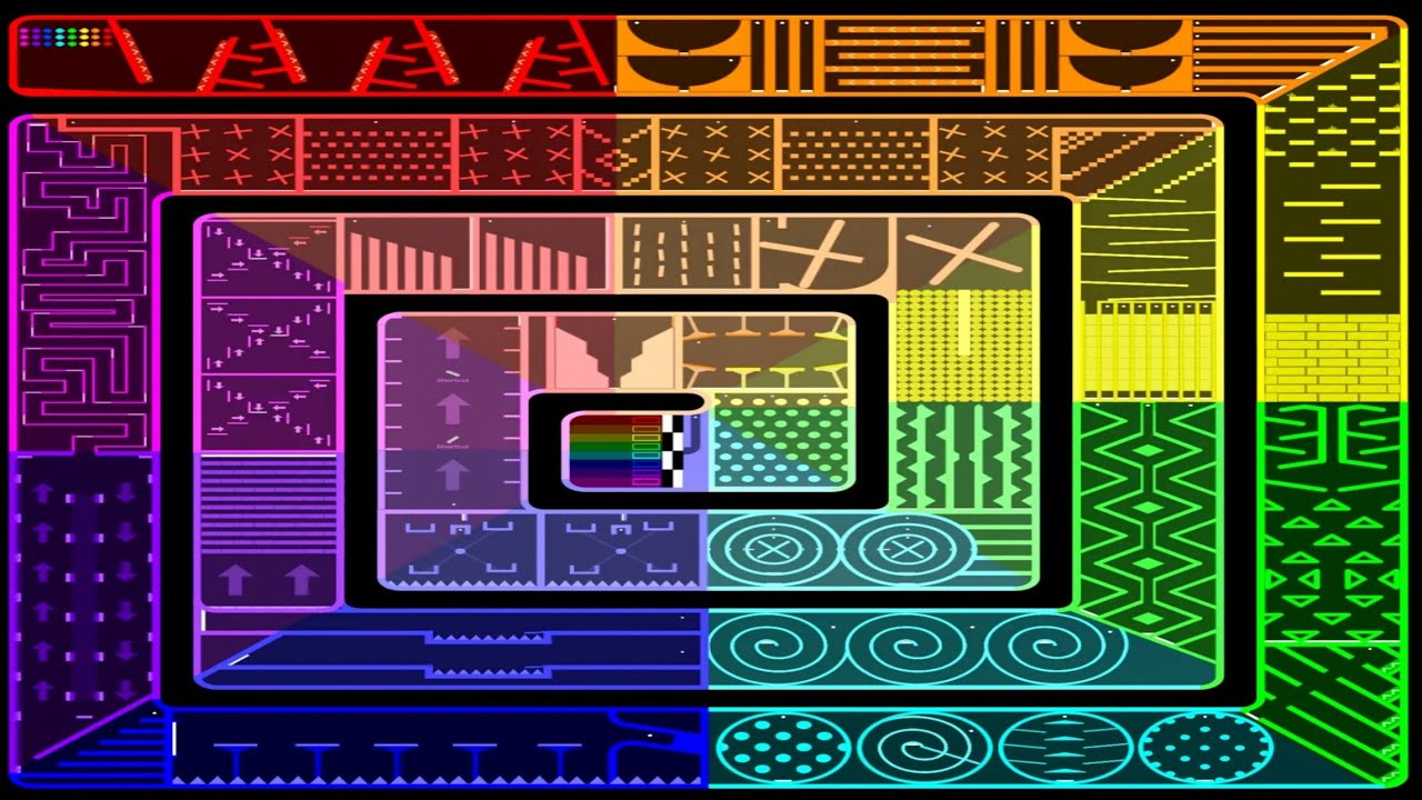 Rainbow Square Race! - 8 Teams Marble Race In Algodoo