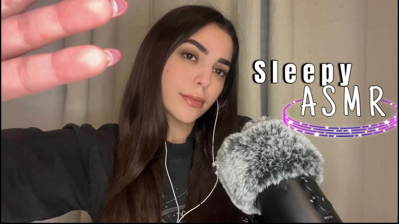 ASMR with a little bit of everything 🤩  (soft spoken, inaudible whispers, face brushing, tapping..)