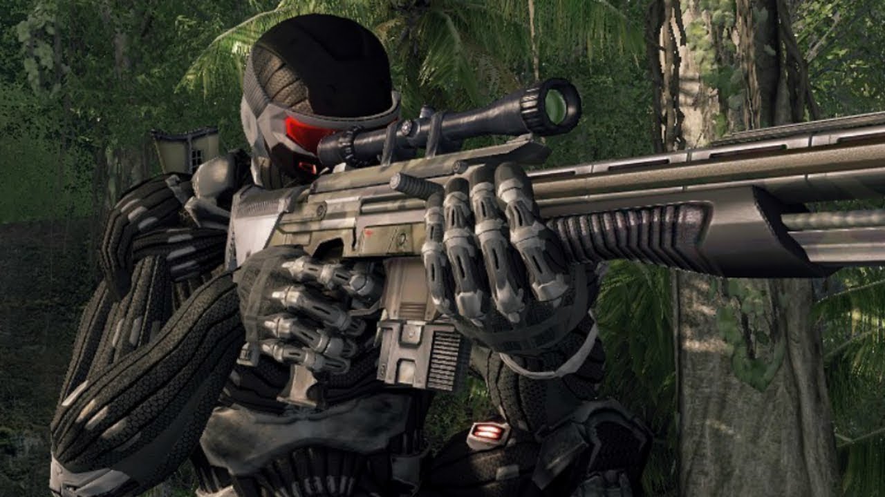Brutal Sniper Gameplay from Crysis 1 2007
