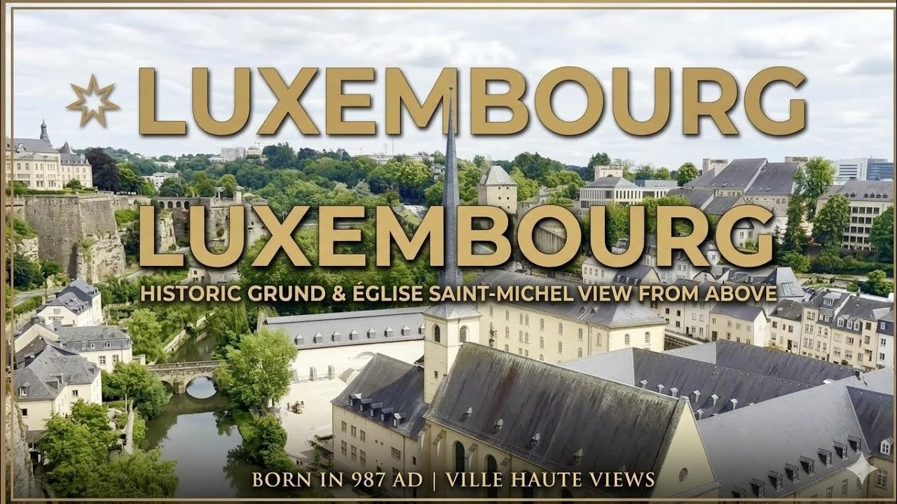 Luxembourg Weekend Street Life 🇱🇺 | Markets, Cyclists & Historic Landmarks