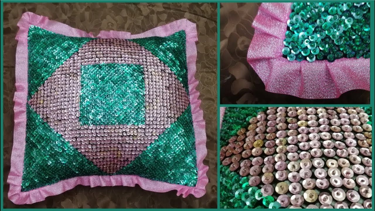 How To Cut And Stitch Fancy Cusion I Home Decor I Shazi Arts