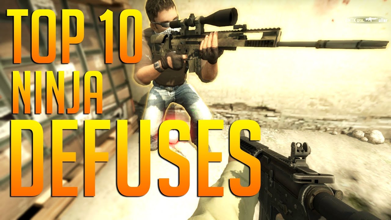 CS:GO - Top 10 | Ninja Defuses