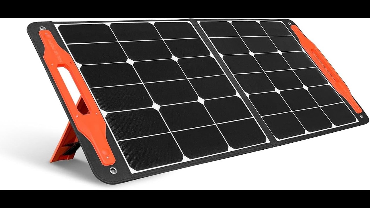 SOLAR POPO 100 watt Portable Solar Charger Review - Pros & Cons - solar panel