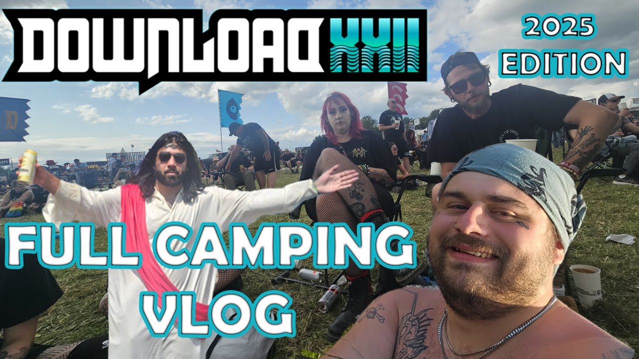 DOWNLOAD FESTIVAL 2025 FULL 5 DAY CAMPING VLOG | KORN, GREEN DAY, SLEEP TOKEN