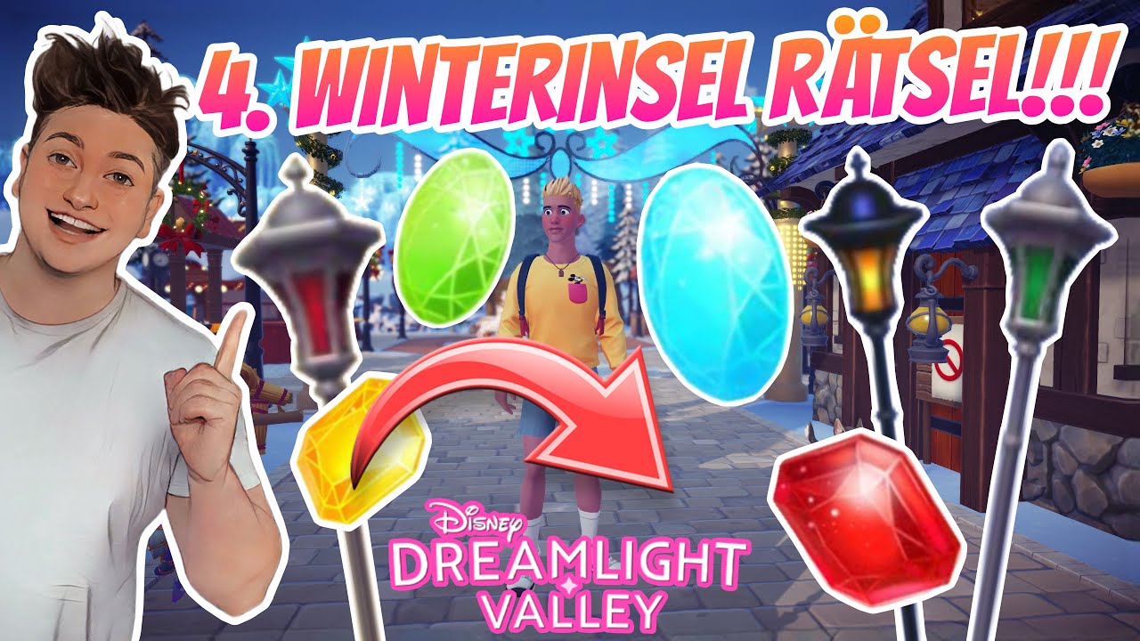 NEUES LATERNENR&Auml;TSEL!!! 🤩 L&Ouml;SUNG f&uuml;r die SCHWEBENDE WINTERFEST INSEL | Disney Dreamlight Valley 