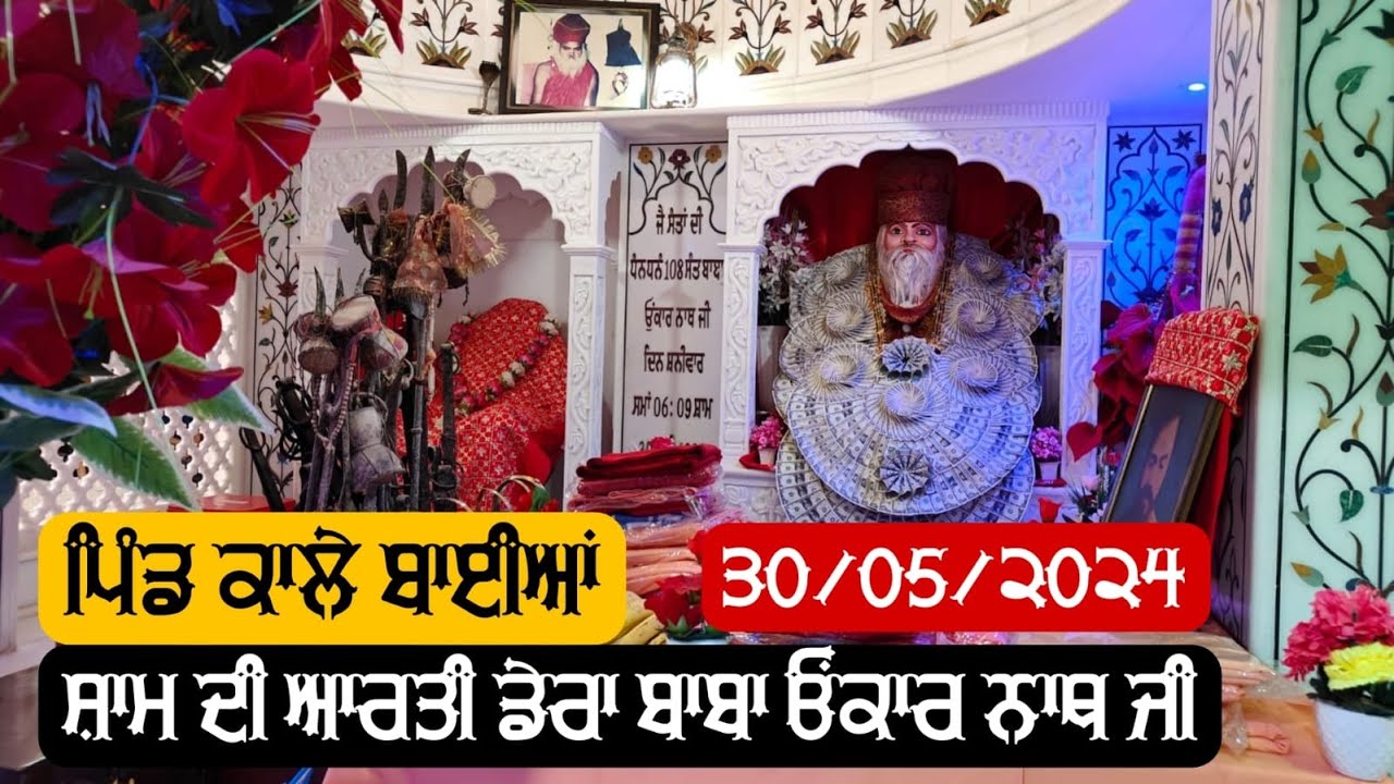 Live Arti Sant Baba Onkar Nath Maharaj ji Dera Sach Khand kala bahiya 30/05/24 |