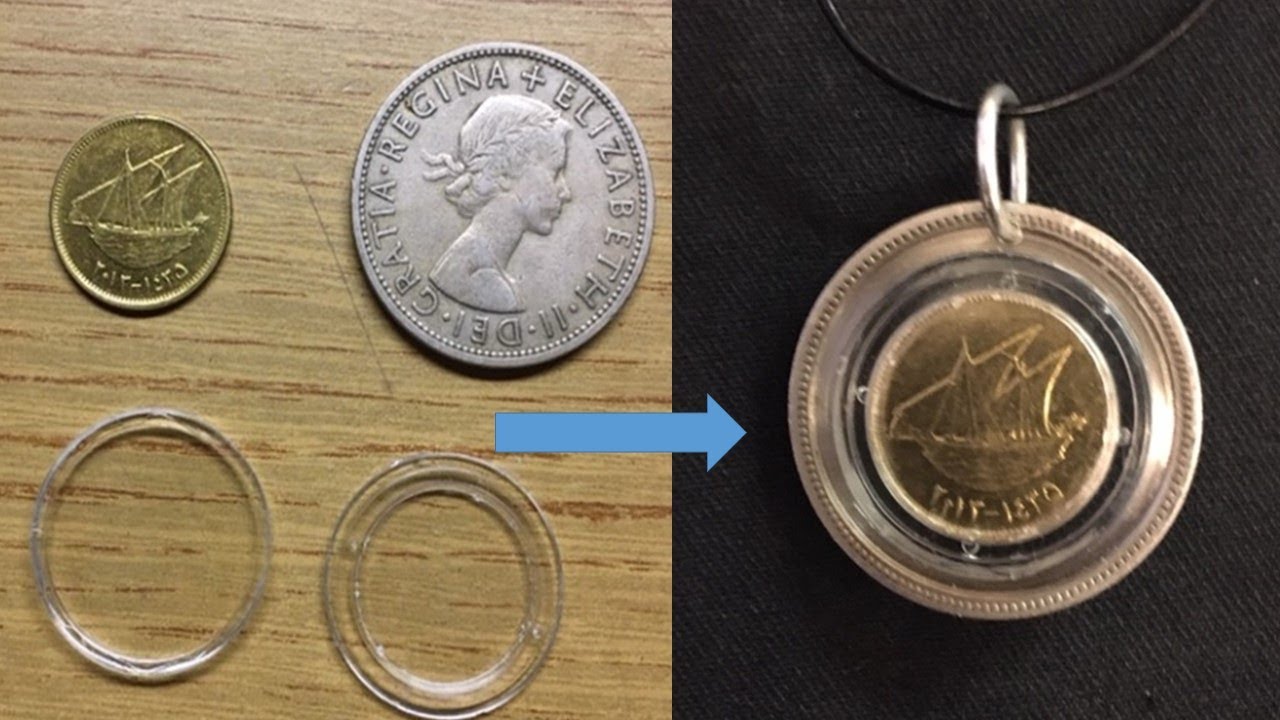 Making Coin Bezel Jewelry with simple ways from old Coin.