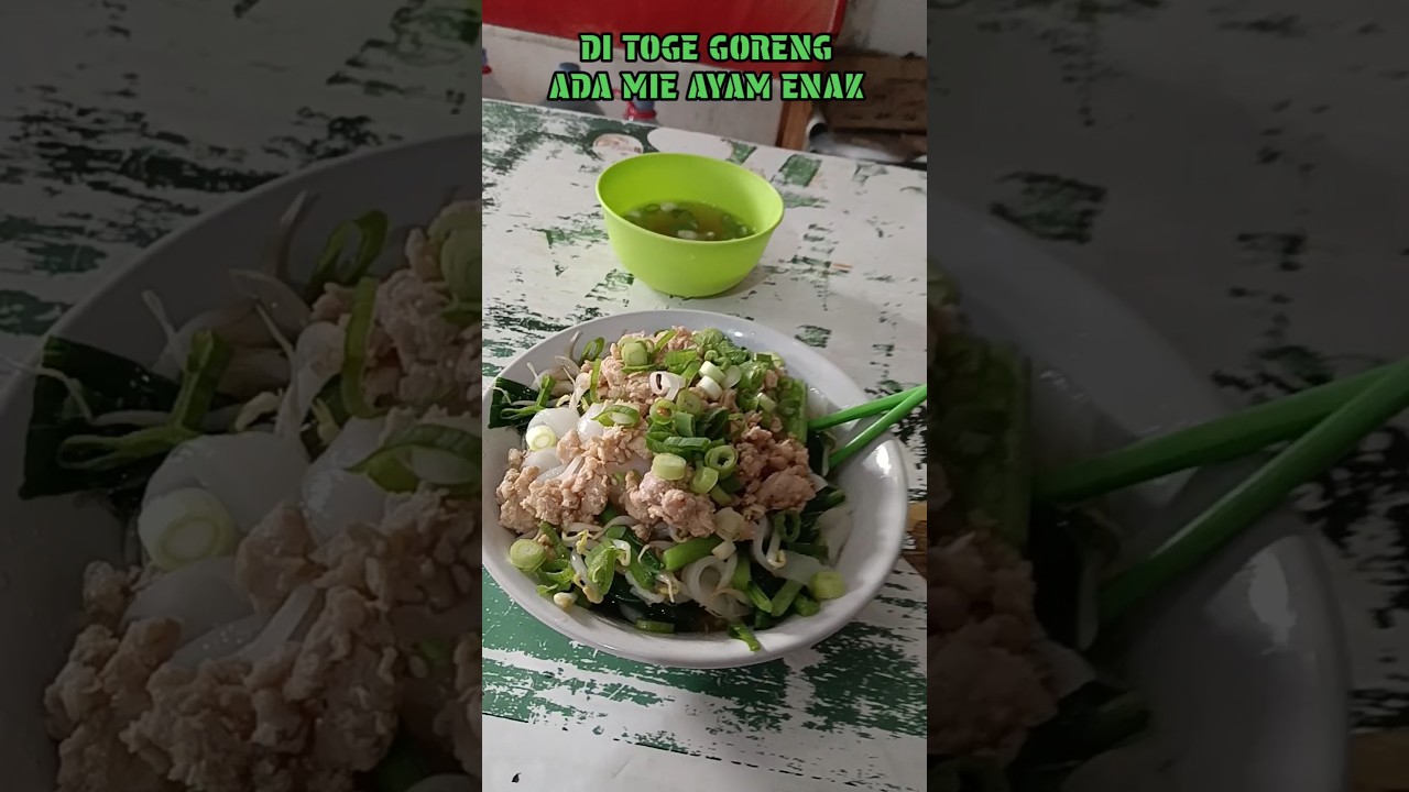 "DI TOGE GORENG ADA MIE AYAM" 