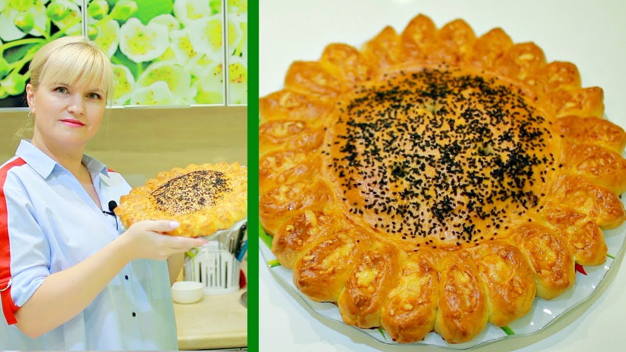 Ну, оОчень вкусный - ПРАЗДНИЧНЫЙ ПИРОГ “ПОДСОЛНУХ” РЕЦЕПТ