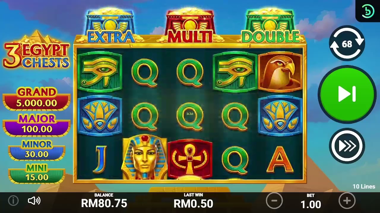 3 Egypt Chests Hold and Win &ndash; Tough Run, No Bonus Triggered | Online Pokie Review (Sugar96)