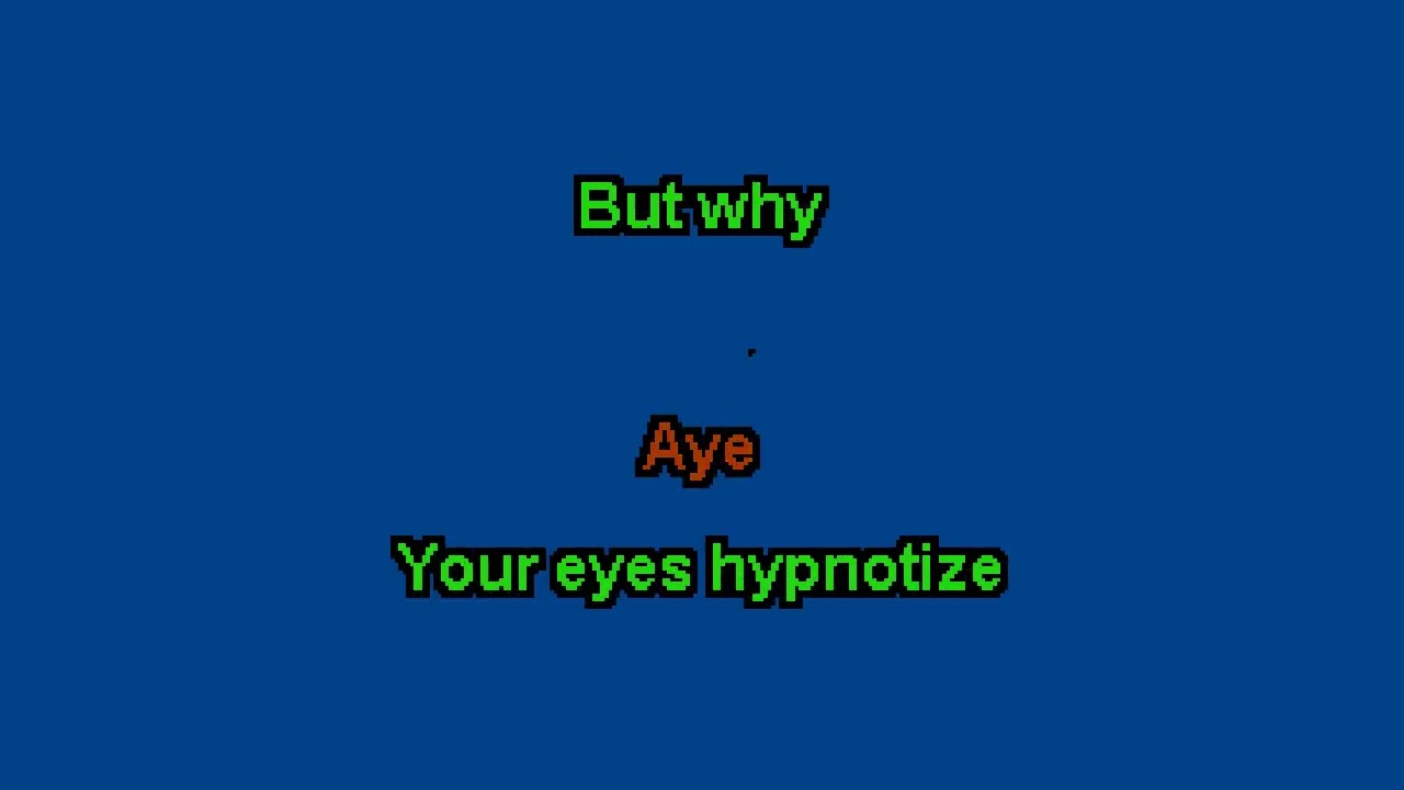 Dexter's Laboratory - Aye Aye Eye (karaoke)