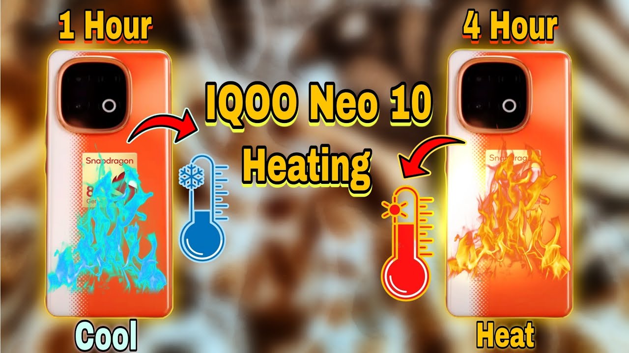 iQOO Neo 10 Heating Problem|| iQOO Neo 10 Heating and Performance Test 🔥 iQOO Neo 10 bgmi review 