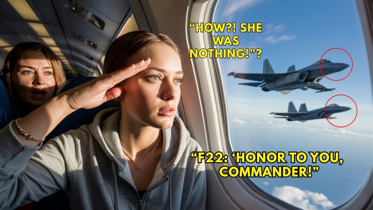 She Was Just in Seat 11F — Until Her Call Sign Made the F-22 Pilots Stand at Attention