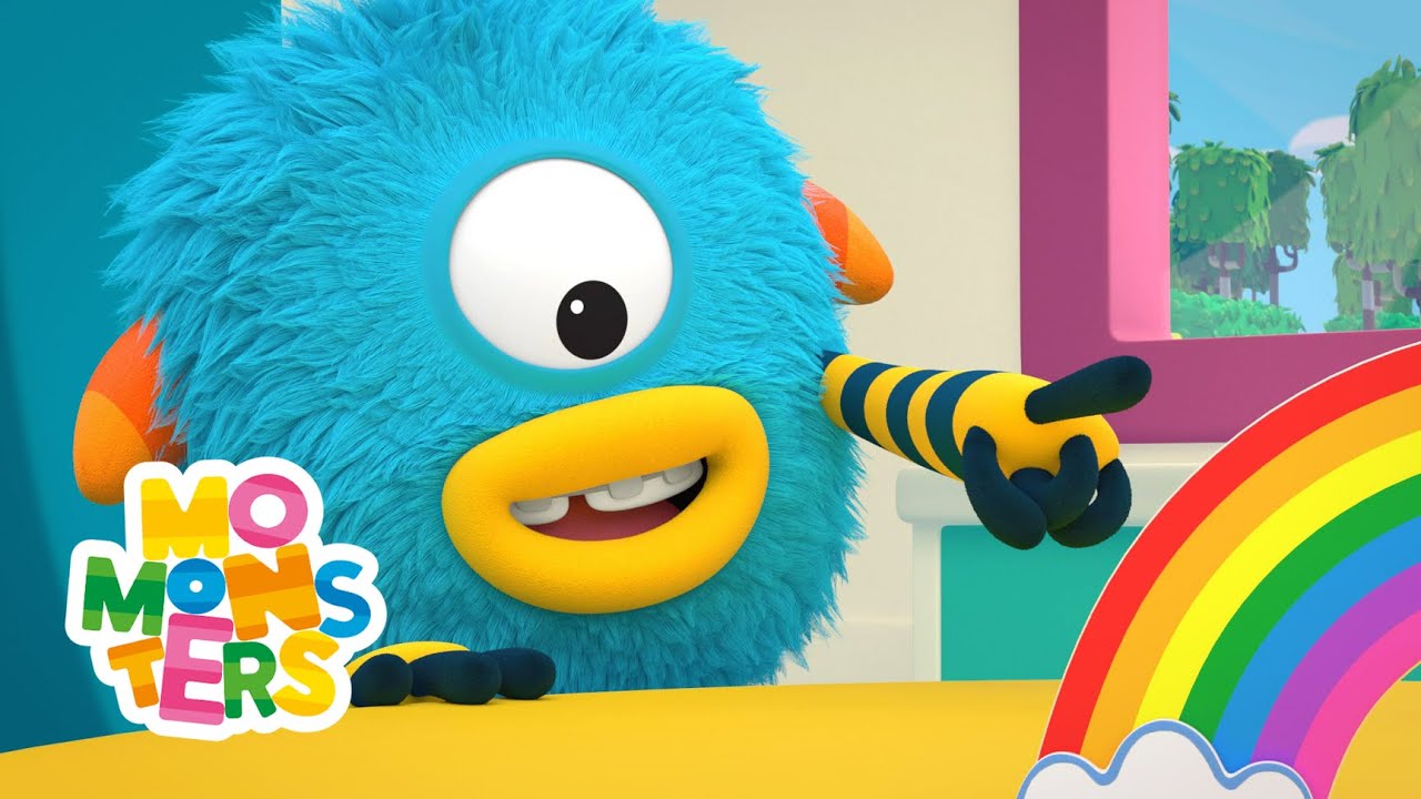 Arco iris y más episodios completos | Momonsters hora de aprender