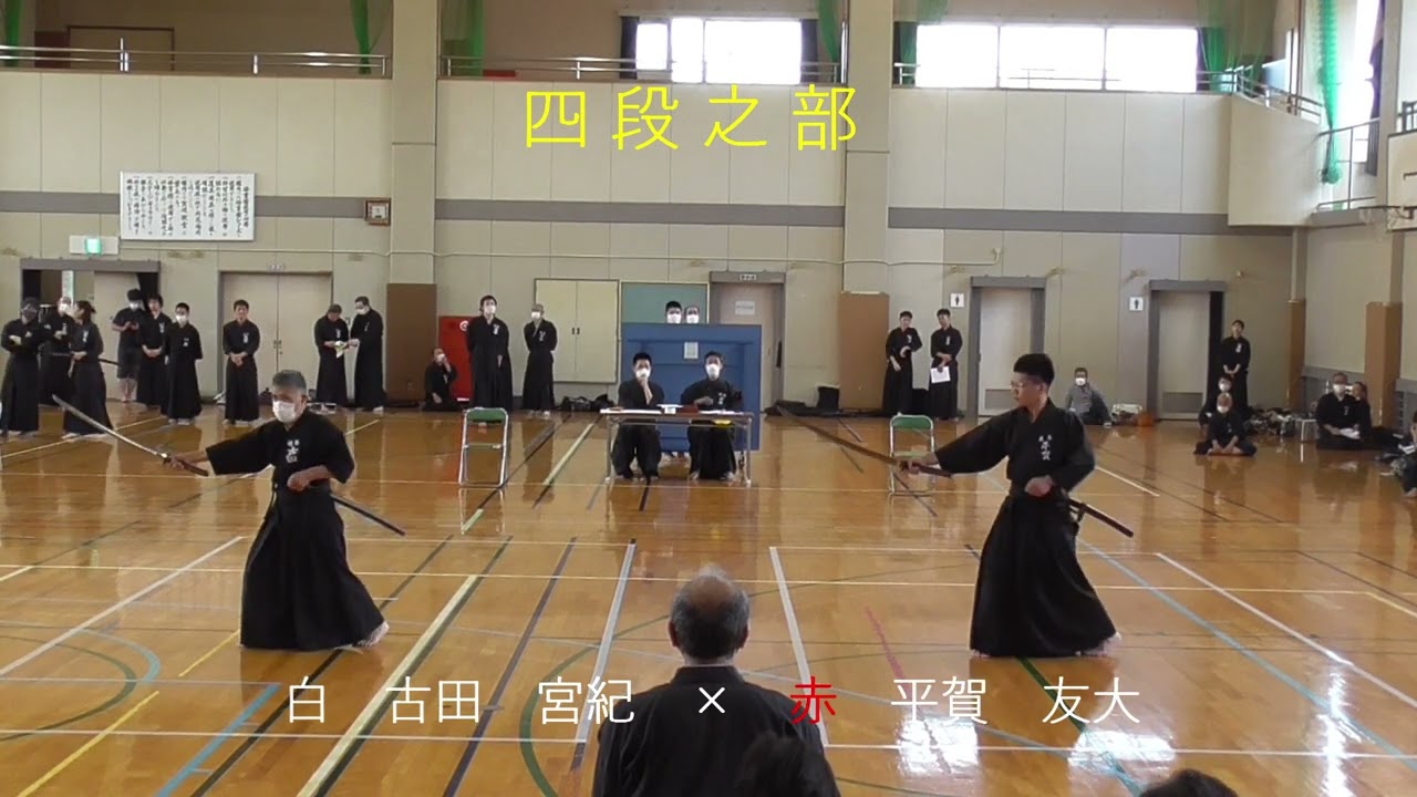 第51回岐阜県居合道大会　四段之部　決勝　全日本剣道連盟居合　Seitei-Iai  ZNKR Iaido   AJKF Iaido