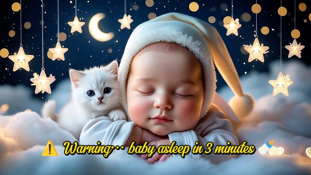 Deep Sleep Music for Babies 🧸 4-Hour Lullaby for Instant Calm & Peaceful Nights (No Ads)