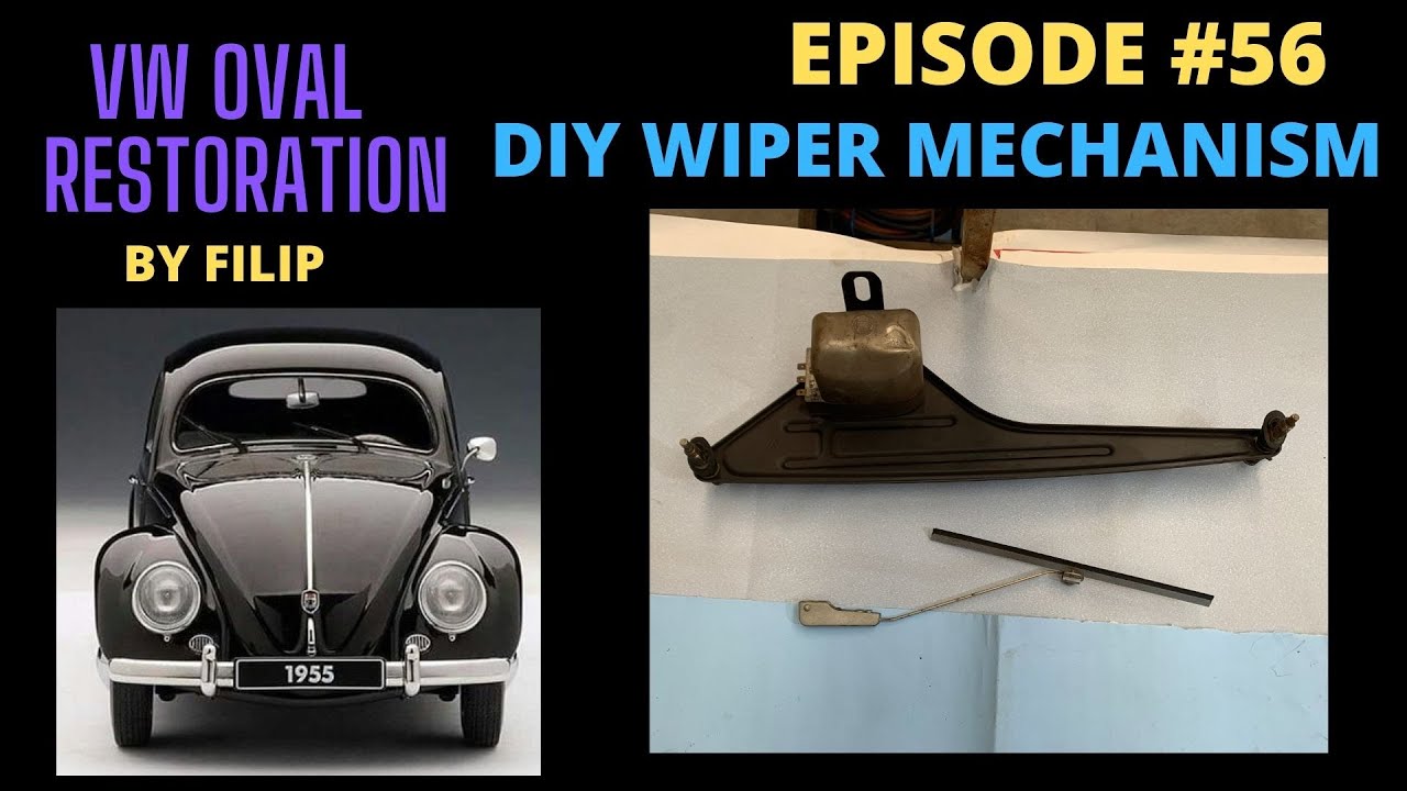 VW BEETLE DIY WIPER MECHANISM refurbish and cleaning #EPISODE56