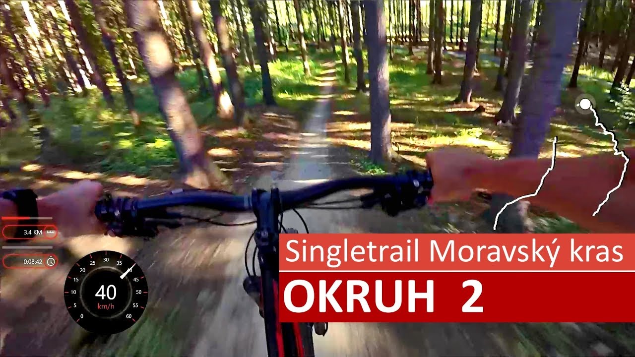 Singletrail Moravský kras - Okruh 2 (celý, 2017)